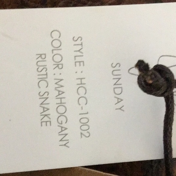 Joie Women’s Sunday Leather Tote Mahogany Rustic Snake - Picture 2 of 10